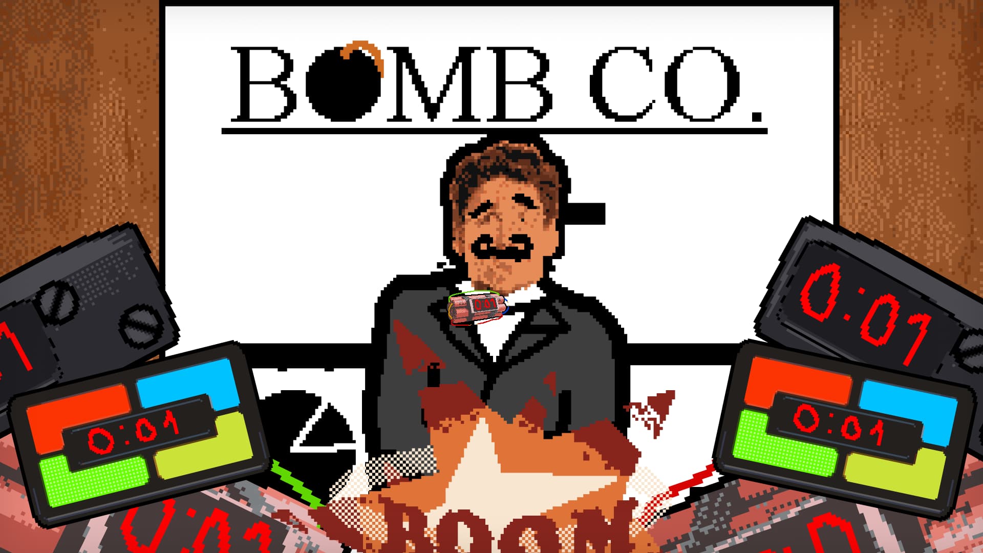 The thumbnail for a project called "BOMB CO."
